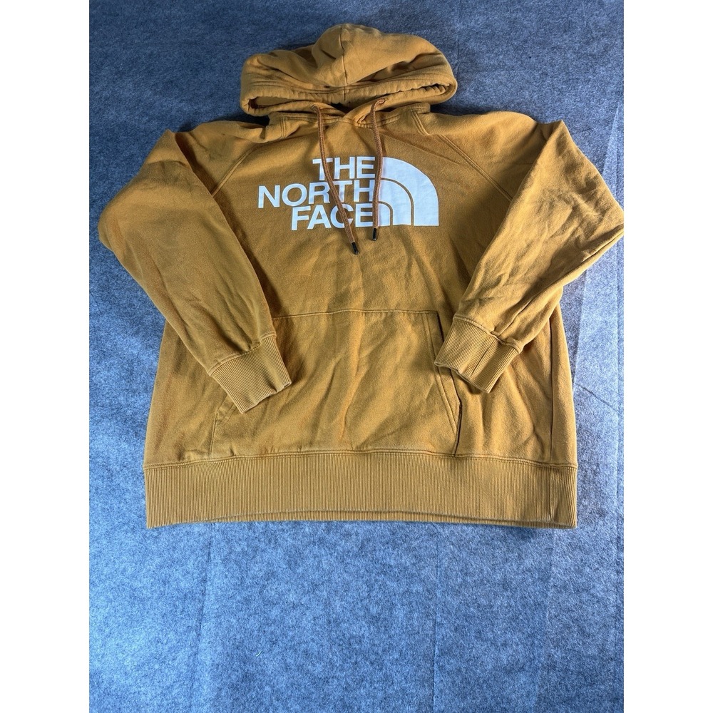 The North Face Women's Half Dome Pullover Hoodie Mustard Yellow Size M